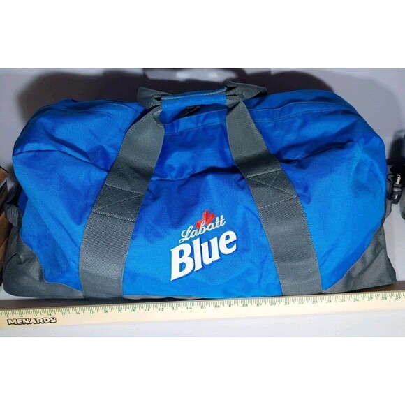 Cabela's Labatt Blue Extra Large Duffel Bag Gym Sports Camping Vacation Hunting - Picture 9 of 16